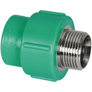 Adaptador 50mmx11/2" Ppr Verde Macho Amanco