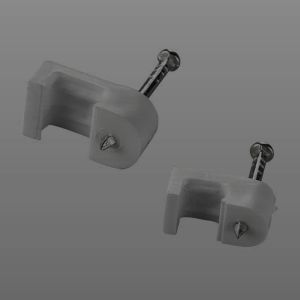 Fixador de Fios Paralelos 4mm Marrom 20 Peças Bemfixa