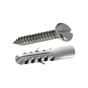 Bucha Universal com Parafuso 8mm 4 Peças Bemfixa