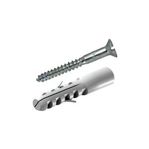 Bucha Universal com Parafuso 8mm Cabeça Chata Bemfixa