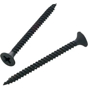 Parafuso de Ferro para Drywall Bemfixa 3,5x45mm Cabeça Chata Preto 10 Peças