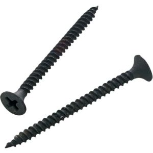 Parafuso de Ferro para Drywall Bemfixa 3,5x25mm Cabeça Chata Preto