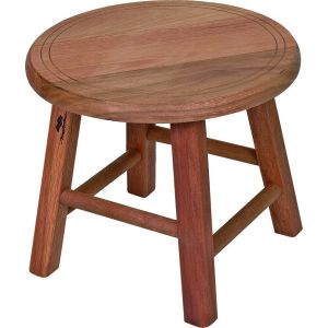 Banqueta Baixa de Madeira Lyptus 27cm Metalnew