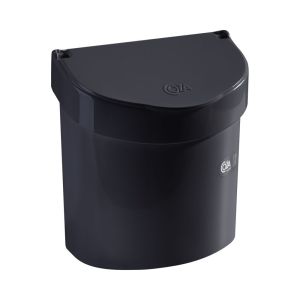 Lixeira de Plástico para Pia Brinox Retro 2,7L Preta