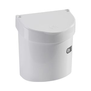 Lixeira de Plástico para Pia Brinox Retro 2,7L Branca