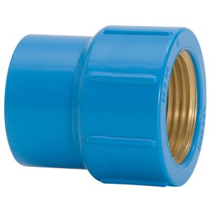 Luva 32mmx1" Pvc Soldável Azul Amanco
