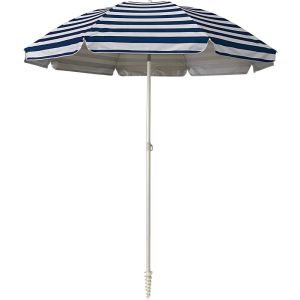 Guarda Sol Alumínio 2,4m Valparaiso Azul Redonda Fascino