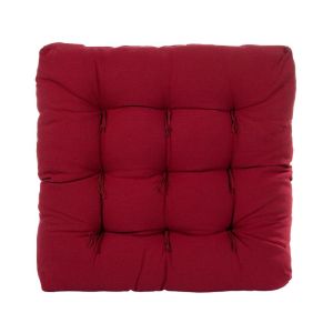 Almofada Artesanal Teares Futton 40x40cm Vermelho