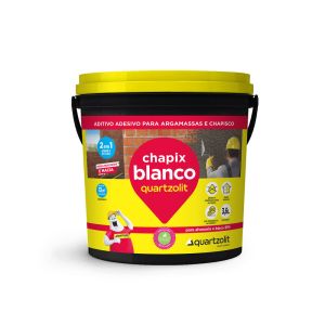 Adesivo Chapix Blanco para Argamassa e Chapisco 3,6L Quartzolit