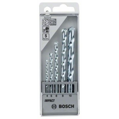 Kit Brocas CYL-1 para Concreto 5 Peças Bosch
