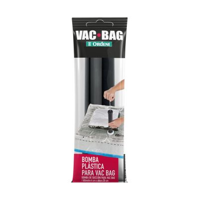 Bomba de Plástico para Vac Bag Preta ø 4cmx28cm