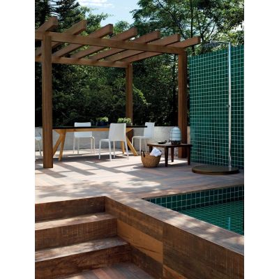 Piso Cerâmico Telado Prisma Esmeralda Bold Brilhante 7,5x7,5 Portobello