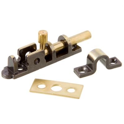 Trinco 6cm Latão Oxidado União Mundial