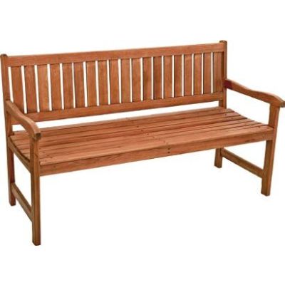 Banco de Madeira Lyptus 150cm Metalnew