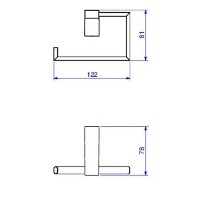Porta Toalha Argola Liv Cromado Deca