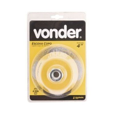 Escova Copo 4'' Vonder Ondulada