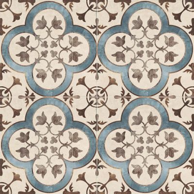 Porcelanato Mediterrâneo Colorido Retificado Acetinado 58,4X58,4 Ceusa