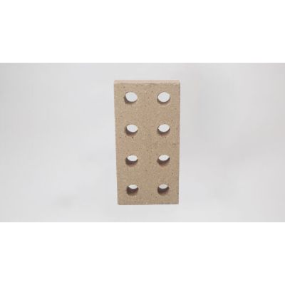 Plaqueta Refratária 8 Furos 6 Peças 22,9x11,4x3,2cm Gabriella