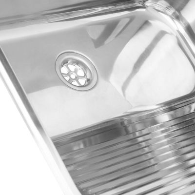 Tanque Monobloco com Válvula Polido 29L Inox Addra