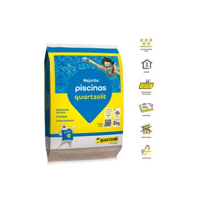 Rejunte Piscina Quartzolit Azul Celeste 5kg