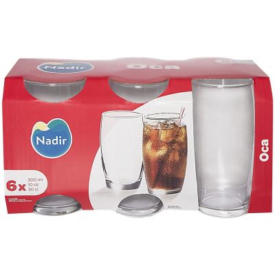 Jogo de Copos 300ml Oca 6 Peças Nadir