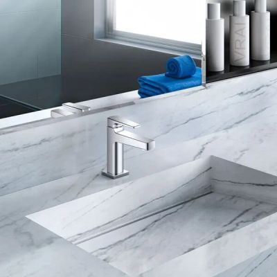 Torneira para Banheiro de Mesa Bica Baixa 1/2" Lift Cromado Docol
