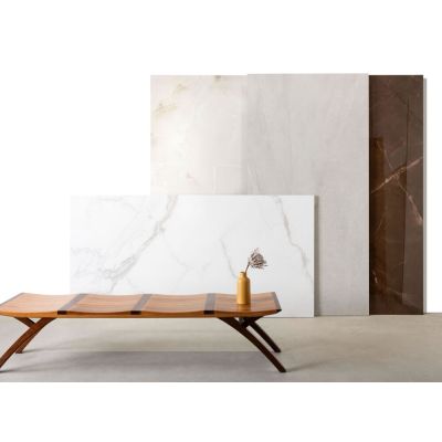 Porcelanato Polido Marmo Gris 120x240 Retificado Cinza Eliane