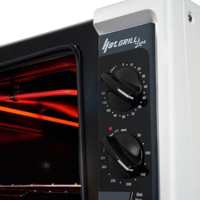 Forno Elétrico 44L Hot Grill Line Branco Fischer