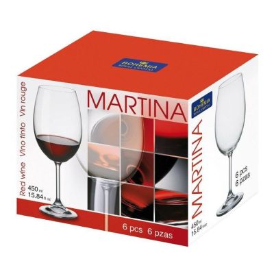 Jogo de Taças Martina 6 Peças 450ml Bohemia