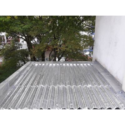 Manta Asfáltica Tipo 1 Polietileno 1mx10mx2,7mm MGX400 35kg Poliet Preta com Alumínio Megaflex