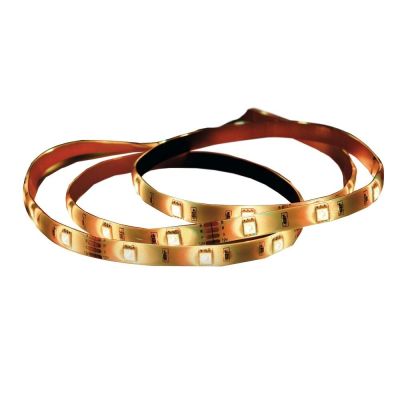 Fita LED 2,5W 12V 30 LEDs 5m com Fonte Luz Amarela Taschibra