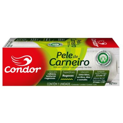 Rolo de Lã 23cm sem Garfo Condor 951