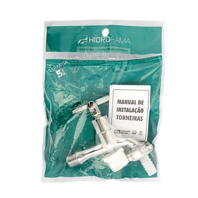 Torneira para Jardim 1130 3/4" Cromado Hidrofama