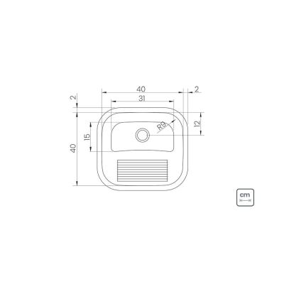 Tanque de Inox Hera Polido 23L Tramontina