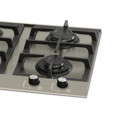 Cooktop a Gás 4Q Platinium 4 Bocas Inox Fischer