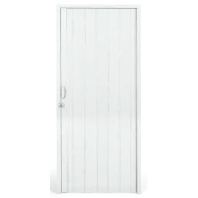 Porta Sanfonada PVC 2,10M X 70CM Branca Pro Forma