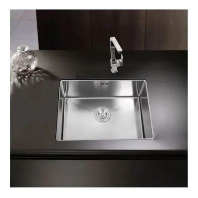 Cuba para Cozinha de Sobrepor/Embutir com Válvula 50x40 Aço Inox Addra
