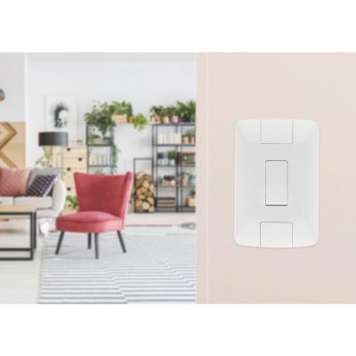 Conjunto Interruptor Aria 1 Módulo Branco Simples Tramontina