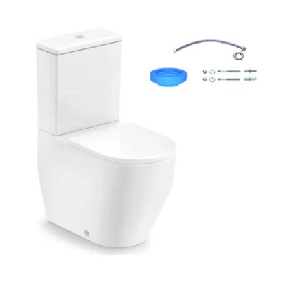 Kit Vaso Sanitário com Caixa Acoplada Acionamento Duplo 3/6L Laufen Pro Branco Roca