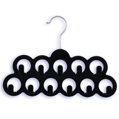 Cabide Flock Gancho Preto Casa&Ideia