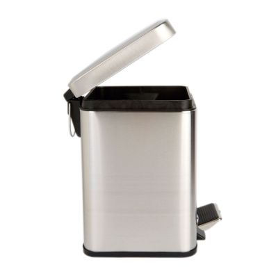 Lixeira Inox Jaspe com Pedal 5L Casa&Ideia
