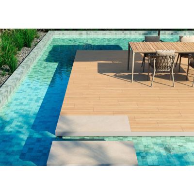 Piso Cerâmico Java Mesh 7,5x7,5 Brilhante Bold Lago Eliane