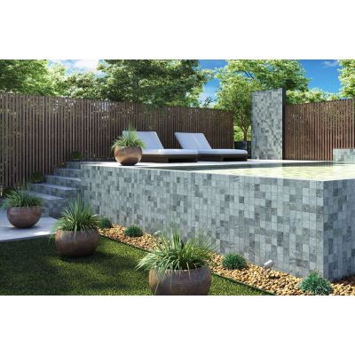 Piso Cerâmico Java Mar Mesh Bold Brilhante 7,5x7,5 Eliane