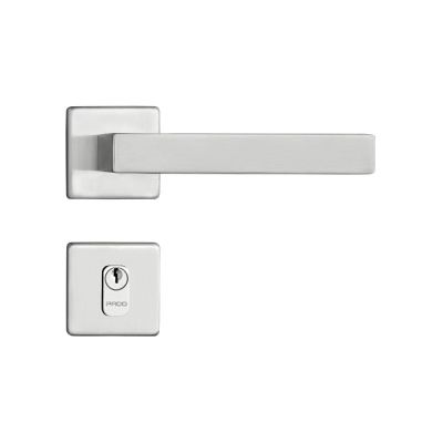 Fechadura Roseta Externa 55mm Inox Escovado Barra Pado