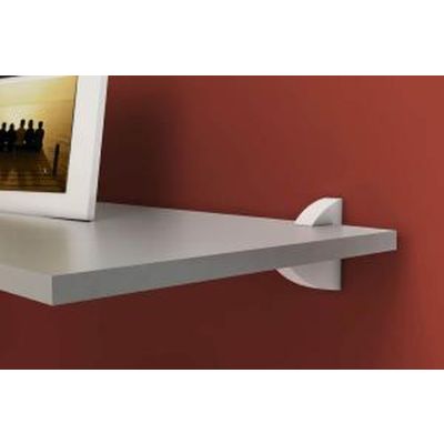 Prateleira Casa&Ideia Practice com Suporte 100x25cm Branca