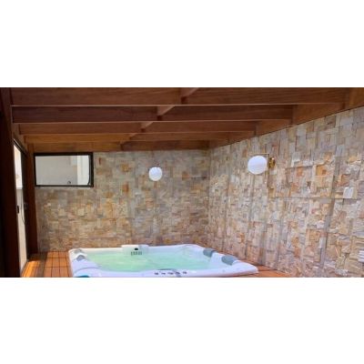 Ladrilho Pedras Tijucas Inovação Telado 30x30 Ouro Sol