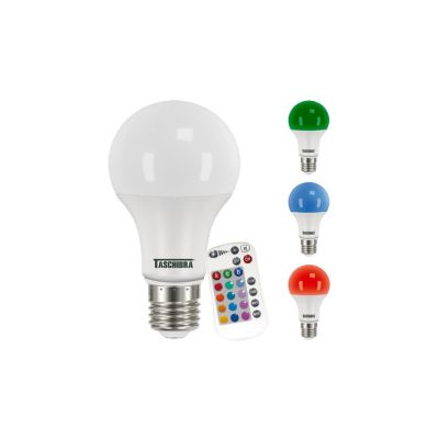 Lâmpada LED Bulbo TKL RGB 9W E27 com Controle Taschibra