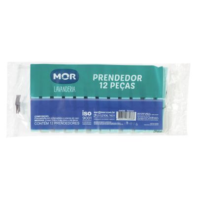Prendedor de Roupa Mor 12 Peças