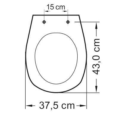 Assento Sanitário Polipropileno Aspen/Fast com Queda Amortecida Gelo Tupan