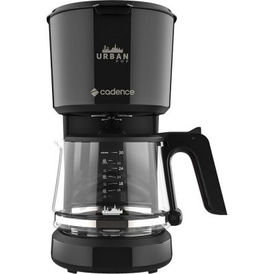 Cafeteira Urban Pop 1,2L Preta Cadence